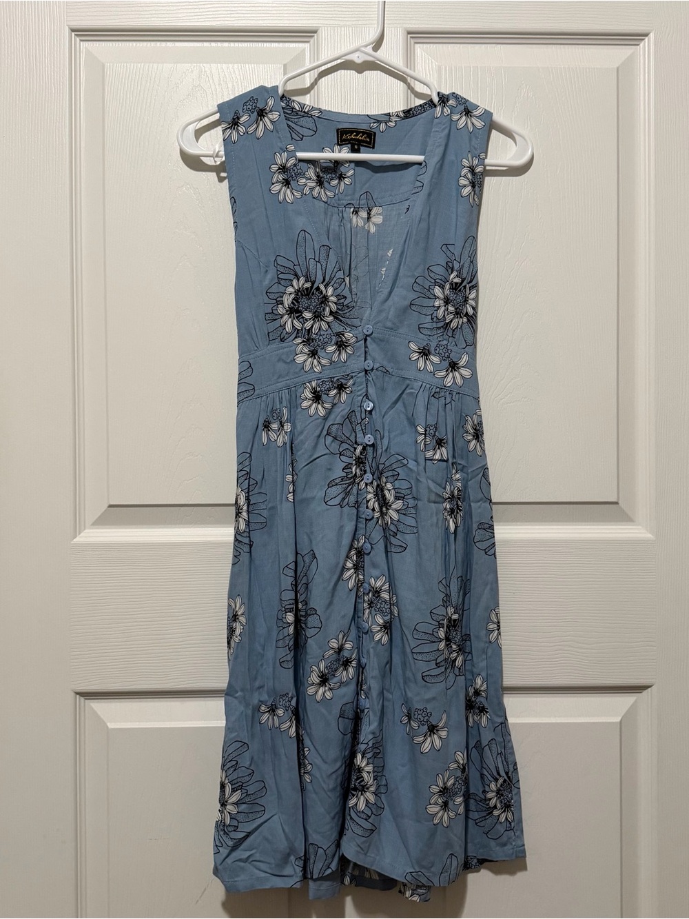 KAHULALE’A Blue Floral Dress